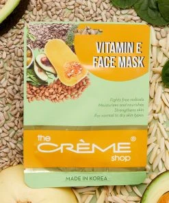 The Crème Shop New Arrivals Vitamin E Essence Sheet Mask - Moisturizing