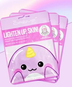 The Crème Shop Skincare Lighten Up, Skin! Animated Narwhal Face Mask - Brightening Vitamin C