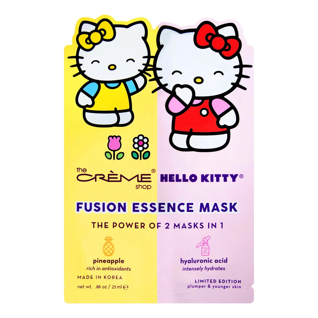The Crème Shop X Sanrio Hello Kitty & Mimi Pineapple & Hyaluronic Acid Fusion Sheet Mask 2 The Crème Shop X Sanrio Hello Kitty & Mimi Pineapple & Hyaluronic Acid Fusion Sheet Mask
