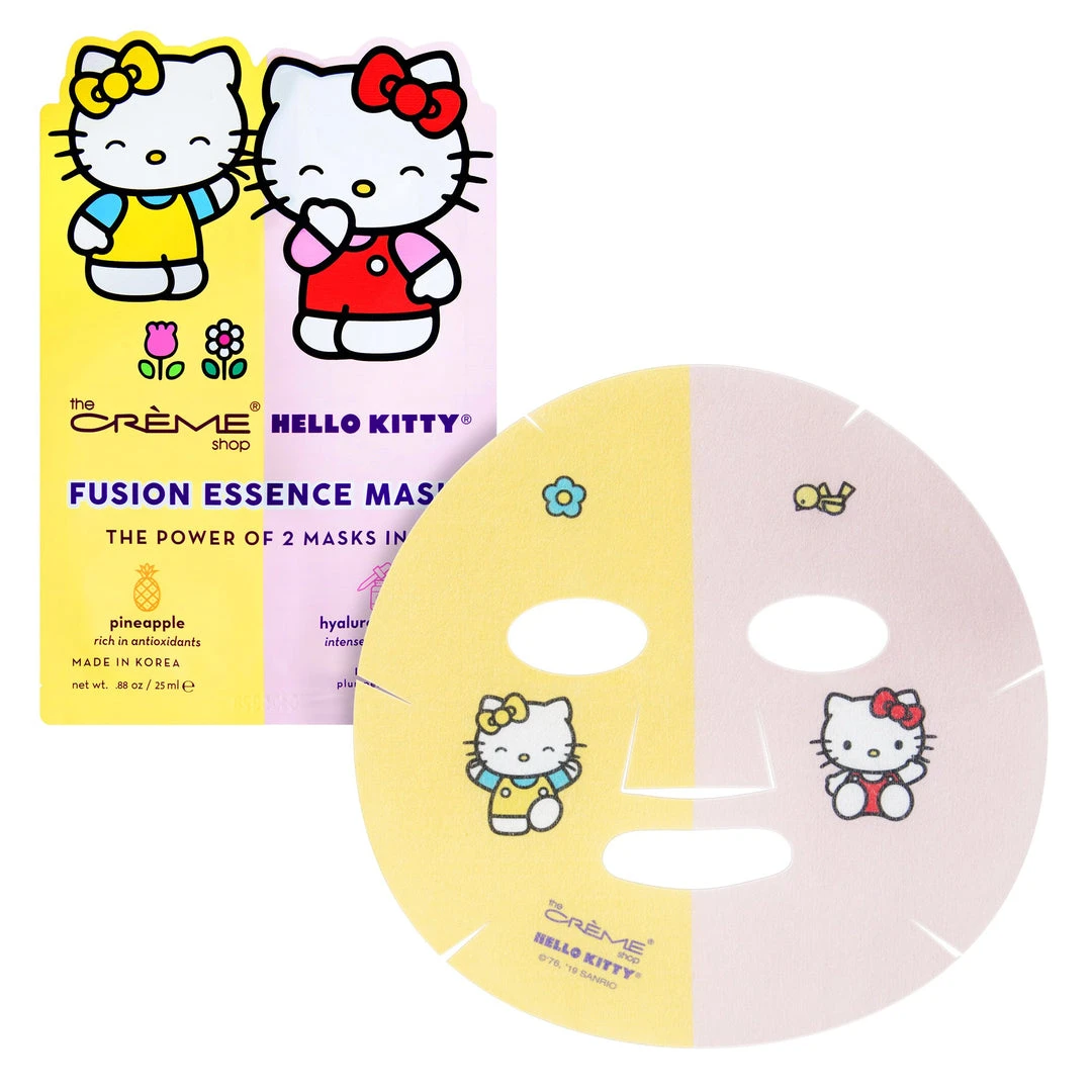 The Crème Shop X Sanrio Hello Kitty & Mimi Pineapple & Hyaluronic Acid Fusion Sheet Mask 4 The Crème Shop X Sanrio Hello Kitty & Mimi Pineapple & Hyaluronic Acid Fusion Sheet Mask