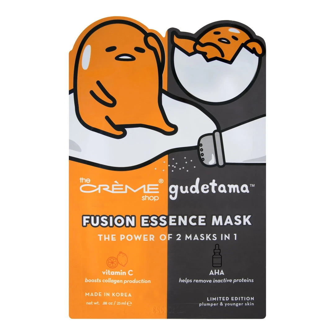 The Crème Shop X Sanrio Gudetama Vitamin C & AHA Fusion Sheet Mask Collabs 1 The Crème Shop X Sanrio Gudetama Vitamin C & AHA Fusion Sheet Mask Collabs