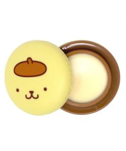 The Crème Shop X Sanrio Pompompurin Holiday Macaron Lip Balm - Caramel Pudding Collabs