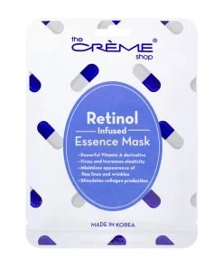 The Crème Shop Retinol Essence Sheet Mask - Youth-Promoting & Clarifying New Arrivals
