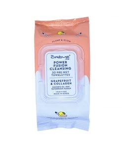 The Crème Shop Power Fusion Cleansing 30 Pre-Wet Towelettes - Grapefruit & Collagen