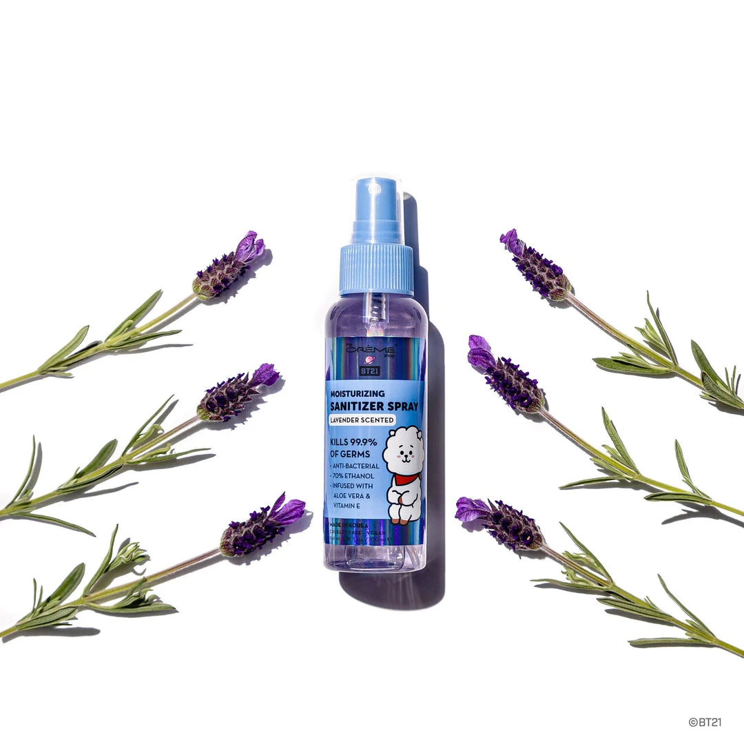 The Crème Shop X BT21 New Arrivals RJ Sanitizing Spray (Lavender Scented) The Crème Shop X BT21 New Arrivals RJ Sanitizing Spray (Lavender Scented)