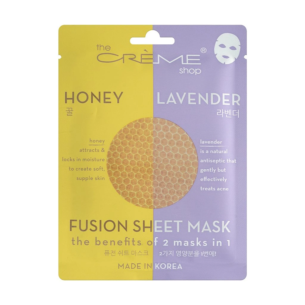 The Crème Shop Top-Rated Products Honey & Lavender Fusion Sheet Mask 1 The Crème Shop Top-Rated Products Honey & Lavender Fusion Sheet Mask
