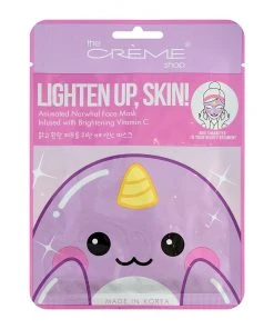 The Crème Shop Skincare Lighten Up, Skin! Animated Narwhal Face Mask - Brightening Vitamin C
