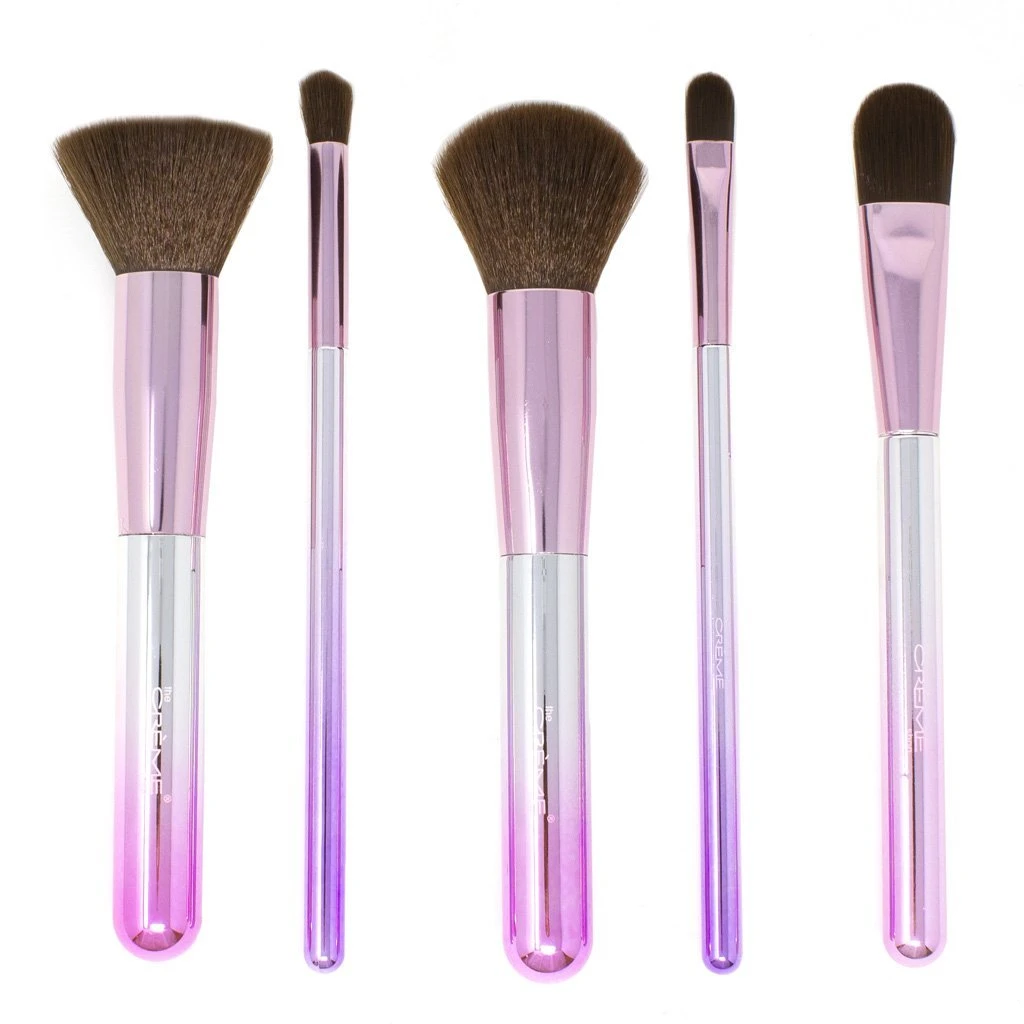 The Crème Shop Techicolor Dreams - Set Of 5 Face + Eye Brushes The Crème Shop Techicolor Dreams - Set Of 5 Face + Eye Brushes