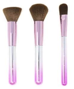 The Crème Shop Techicolor Dreams - Set Of 3 Face Brushes Makeup Brushes