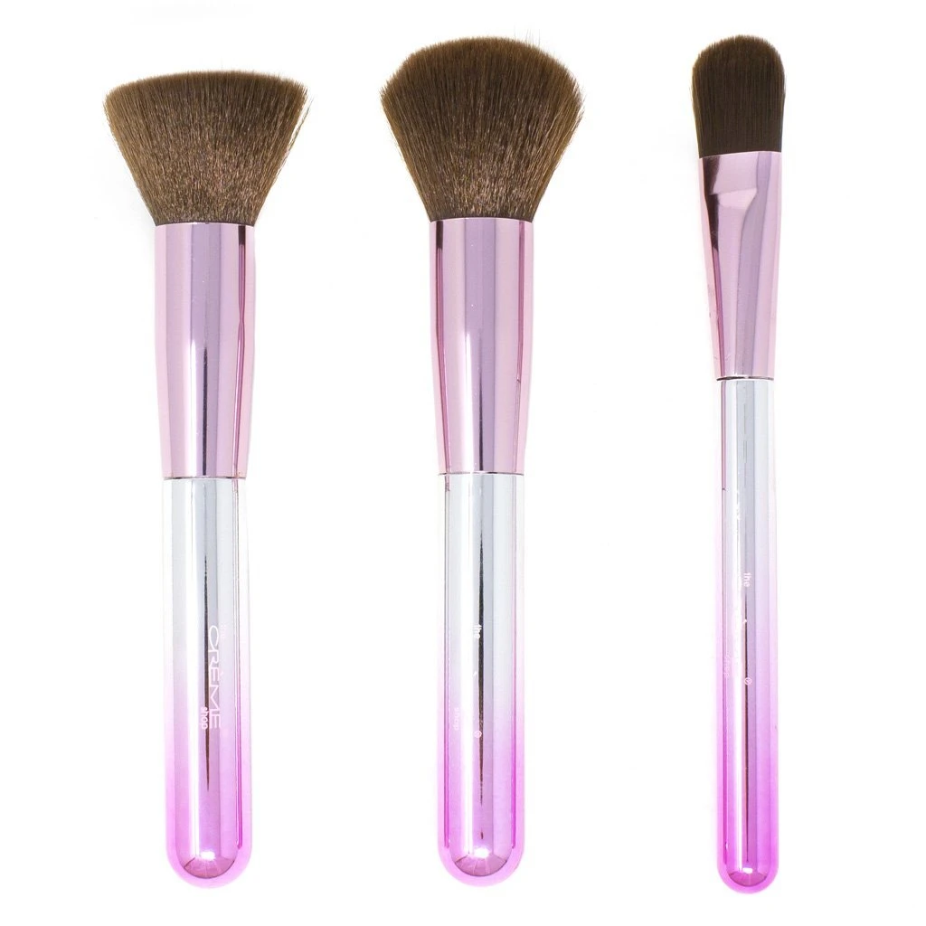 The Crème Shop Techicolor Dreams - Set Of 3 Face Brushes Makeup Brushes The Crème Shop Techicolor Dreams - Set Of 3 Face Brushes Makeup Brushes