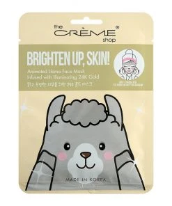 The Crème Shop Brighten Up, Skin! Animated Llama Face Mask Skincare
