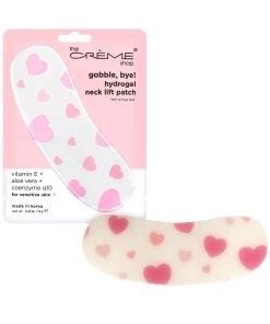 The Crème Shop Skincare Gobble, Bye! Hydrogel Neck Lift Patch - Vitamin E + Aloe Vera + Coenzyme Q10 For Sensitive Skin