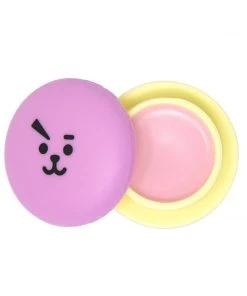 The Crème Shop X BT21 COOKY Macaron Lip Balm - Rose