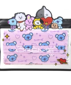 The Crème Shop X BT21 The Crème Shop | BT21: 3-Ply Disposable Protective Face Masks (Set Of 14) + 2 Reusable Pouches - Assorted Pastel New Arrivals 17 The Crème Shop X BT21 The Crème Shop | BT21: 3-Ply Disposable Protective Face Masks (Set Of 14) + 2 Reusable Pouches - Assorted Pastel New Arrivals