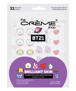 The Crème Shop X BT21 The Crème Shop | BT21: Brilliant Skin - Hydrocolloid Acne Patches | Infused With Zinc