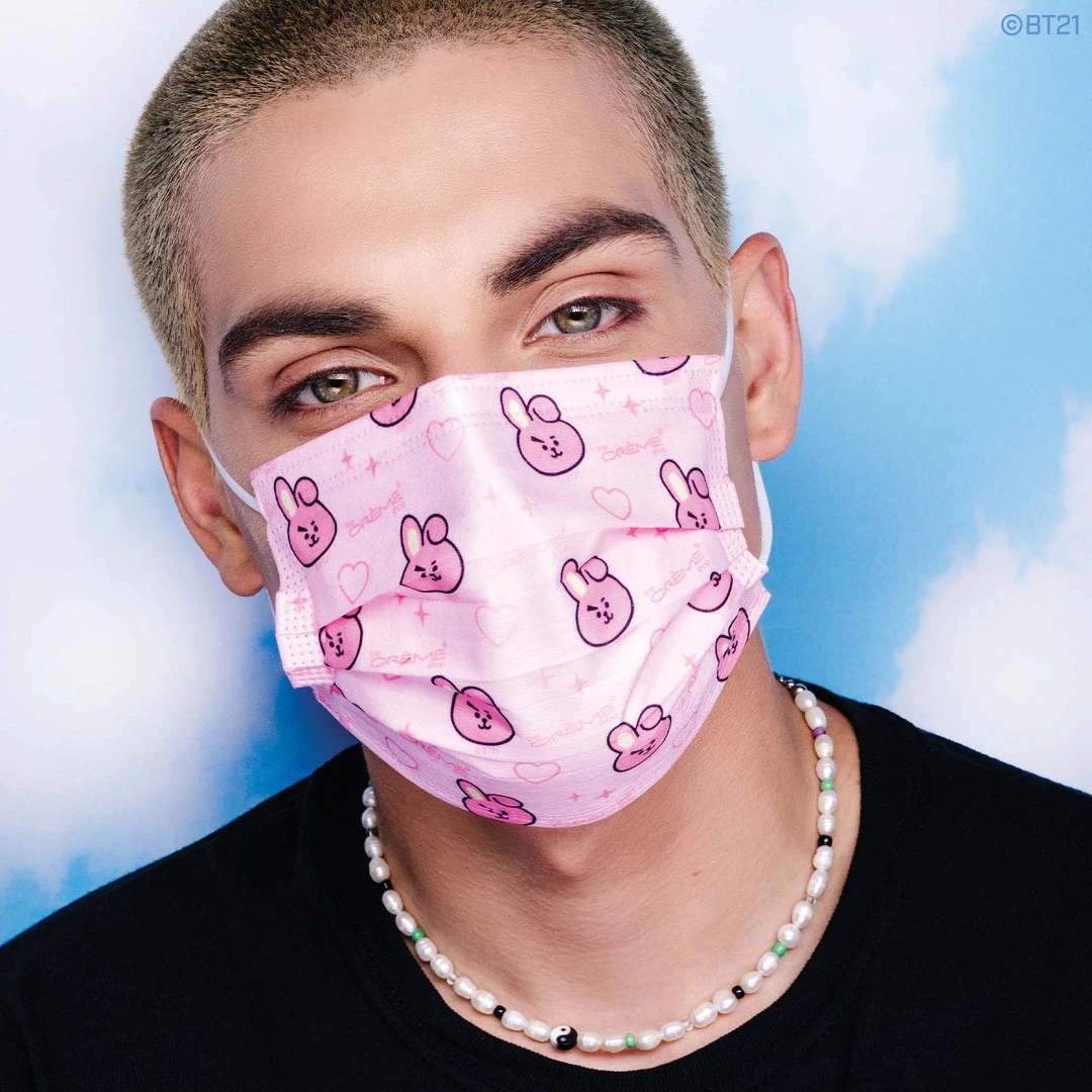The Crème Shop X BT21 The Crème Shop | BT21: 3-Ply Disposable Protective Face Masks (Set Of 14) + 2 Reusable Pouches - Assorted Pastel New Arrivals 2 The Crème Shop X BT21 The Crème Shop | BT21: 3-Ply Disposable Protective Face Masks (Set Of 14) + 2 Reusable Pouches - Assorted Pastel New Arrivals