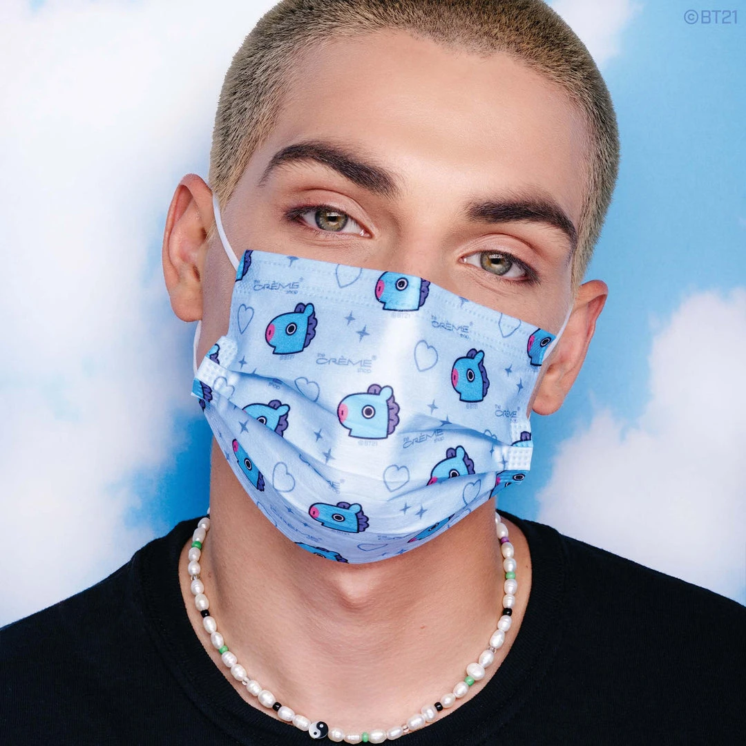 The Crème Shop X BT21 The Crème Shop | BT21: 3-Ply Disposable Protective Face Masks (Set Of 14) + 2 Reusable Pouches - Assorted Pastel New Arrivals 5 The Crème Shop X BT21 The Crème Shop | BT21: 3-Ply Disposable Protective Face Masks (Set Of 14) + 2 Reusable Pouches - Assorted Pastel New Arrivals