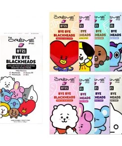 The Crème Shop X BT21 The Crème Shop | BT21: Bye Bye Blackheads - Printed Pore Strips (Set Of 8) 2 The Crème Shop X BT21 The Crème Shop | BT21: Bye Bye Blackheads - Printed Pore Strips (Set Of 8)