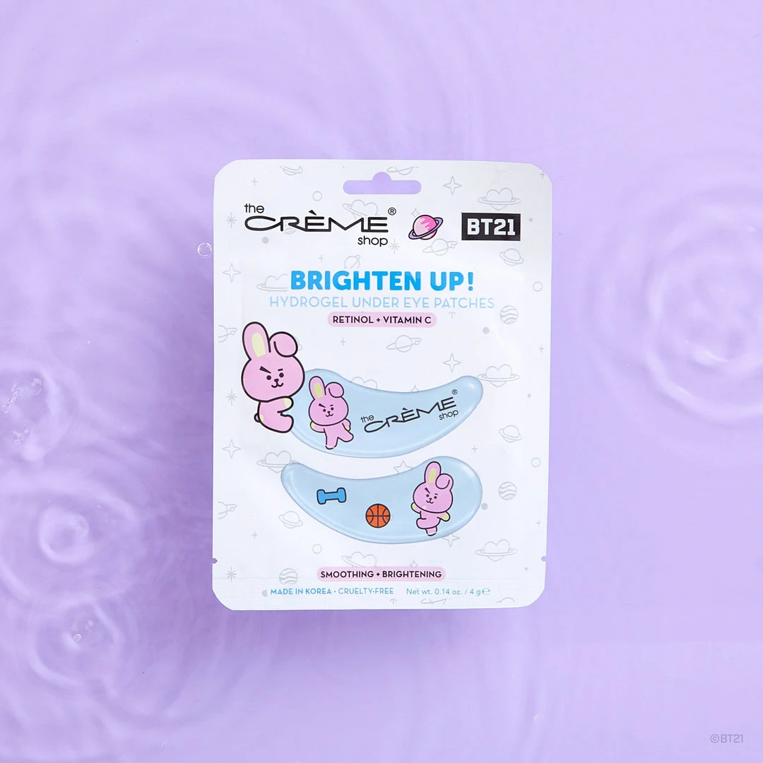 The Crème Shop X BT21 New Arrivals “Brighten Up” COOKY Hydrogel Under Eye Patches | Smoothing & Firming The Crème Shop X BT21 New Arrivals “Brighten Up” COOKY Hydrogel Under Eye Patches | Smoothing & Firming