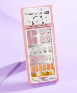 The Crème Shop X BT21 New Arrivals The Crème Shop | BT21: RJ Blush Gel Nail Strips (Set Of 35)