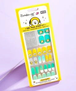 The Crème Shop X BT21 The Crème Shop | BT21: CHIMMY Play Date Gel Nail Strips (Set Of 35) New Arrivals