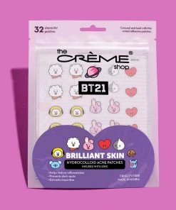 The Crème Shop X BT21 The Crème Shop | BT21: Brilliant Skin - Hydrocolloid Acne Patches | Infused With Zinc