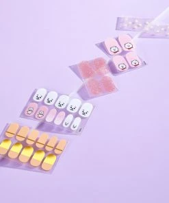 The Crème Shop X BT21 New Arrivals The Crème Shop | BT21: RJ Blush Gel Nail Strips (Set Of 35)