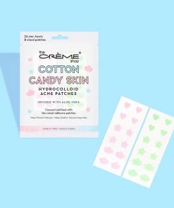 The Crème Shop Cotton Candy Skin - Hydrocolloid Acne Patches | Ultra Aloe Boost