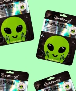 The Crème Shop Power Up, Skin! Animated Alien Face Mask - Power Of Greens New Arrivals