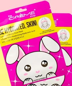 The Crème Shop Be Hydrated, Skin! Animated Bunny Face Mask - Moisturizing Hyaluronic Acid