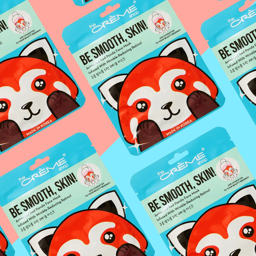 The Crème Shop Be Smooth, Skin! Animated Red Panda Face Mask - Wrinkle-Reducing Retinol The Crème Shop Be Smooth, Skin! Animated Red Panda Face Mask - Wrinkle-Reducing Retinol