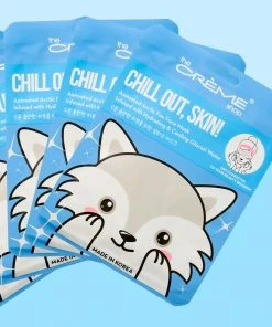The Crème Shop Chill Out, Skin! Animated Arctic Fox Face Mask - Hydrating & Cooling Glacial Water