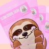 The Crème Shop Skincare Slow Down, Skin! Animated Sloth Face Mask - Renewing Rose