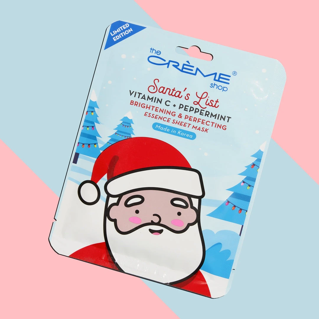 The Crème Shop Santa’s List - Vitamin C + Peppermint Sheet Mask The Crème Shop Santa’s List - Vitamin C + Peppermint Sheet Mask