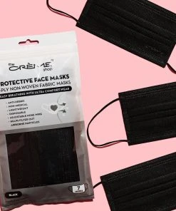The Crème Shop 3-Ply Protective Face Mask - Black (Disposable) New Arrivals 4 The Crème Shop 3-Ply Protective Face Mask - Black (Disposable) New Arrivals