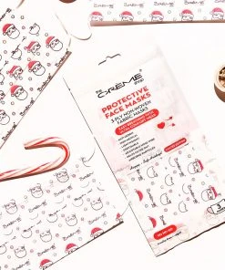 The Crème Shop 3-Ply Protective Face Mask - Ho Ho Ho (Disposable)