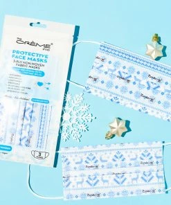 The Crème Shop 3-Ply Protective Face Mask - Winter Wonder (Disposable) New Arrivals