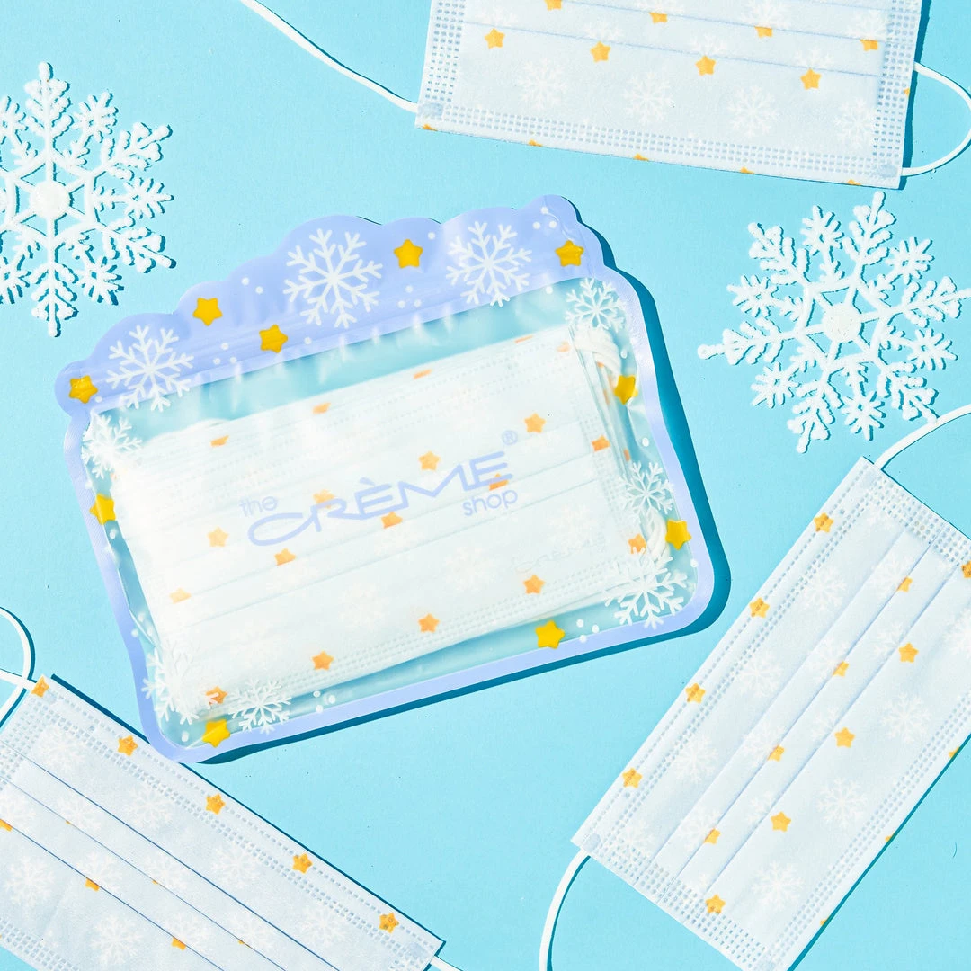 The Crème Shop 3-Ply Protective Face Mask - Snowfall (Disposable) 1 The Crème Shop 3-Ply Protective Face Mask - Snowfall (Disposable)