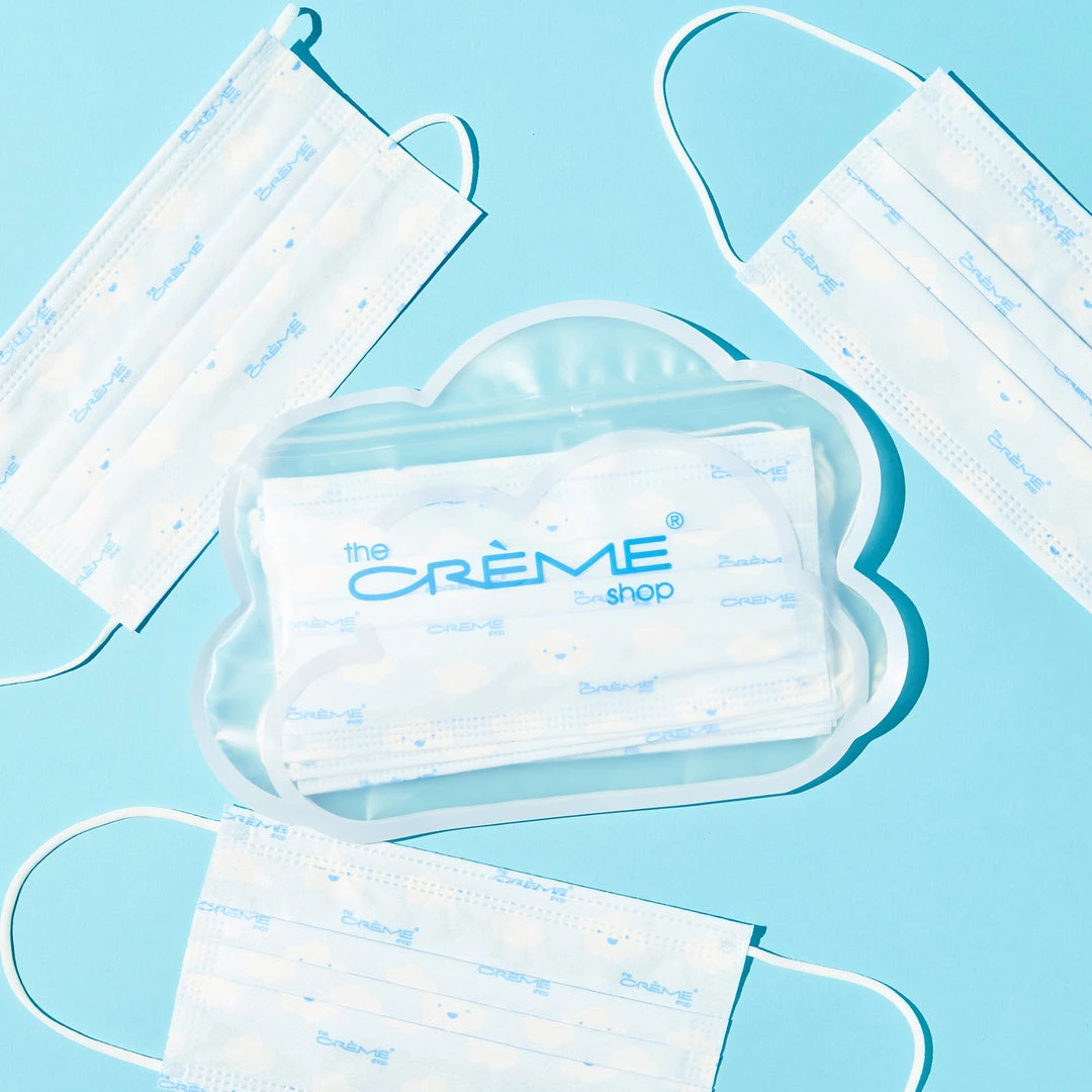 The Crème Shop 3-Ply Protective Face Mask - Head In The Clouds (Disposable) New Arrivals 1 The Crème Shop 3-Ply Protective Face Mask - Head In The Clouds (Disposable) New Arrivals