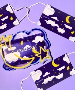 The Crème Shop New Arrivals 3-Ply Protective Face Mask - Skyline (Disposable)