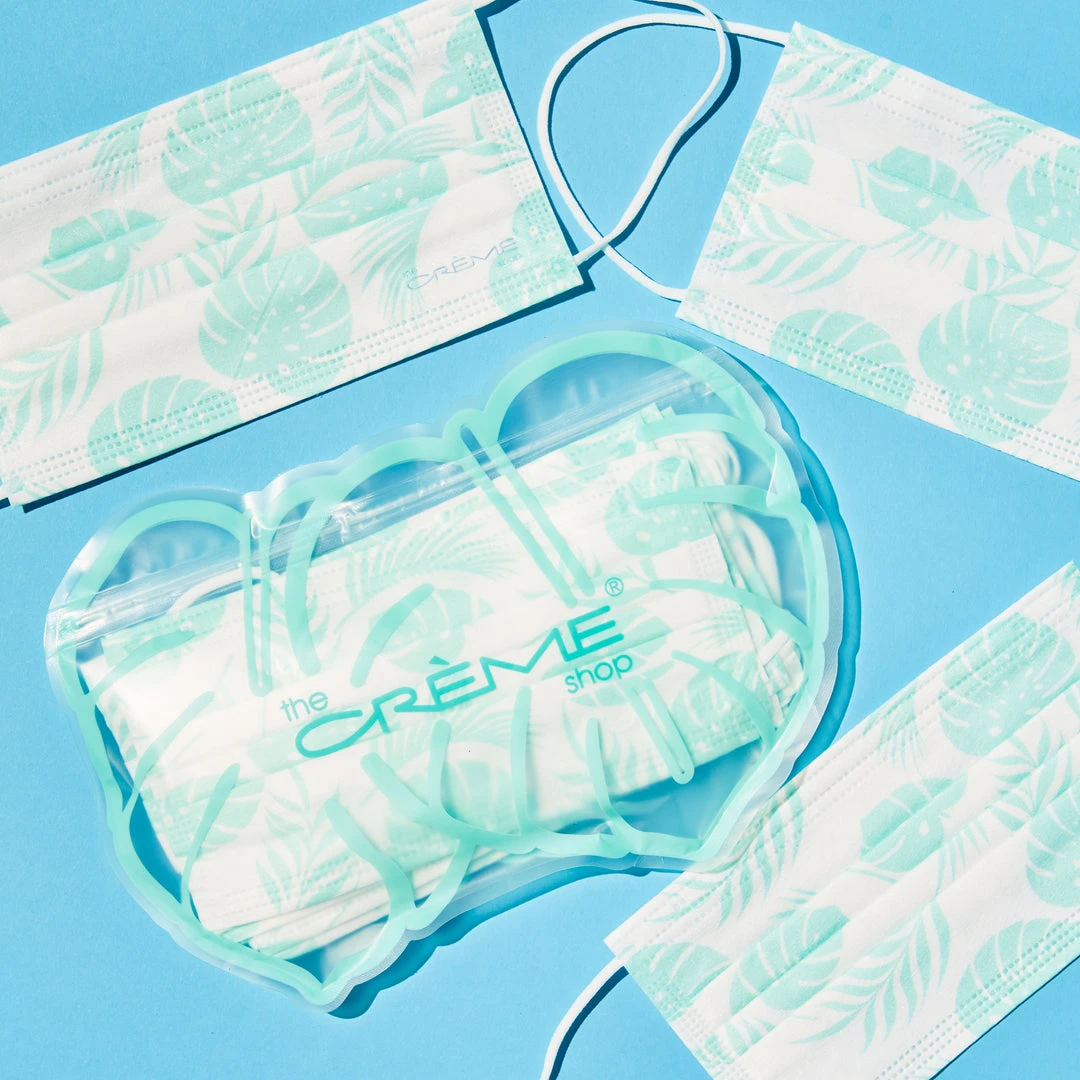 The Crème Shop 3-Ply Protective Face Mask - Leaf Me Alone (Disposable) 1 The Crème Shop 3-Ply Protective Face Mask - Leaf Me Alone (Disposable)