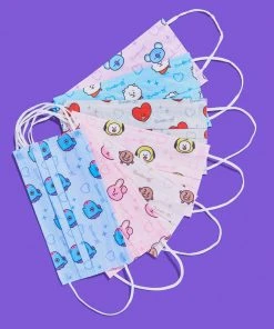 The Crème Shop X BT21 The Crème Shop | BT21: 3-Ply Disposable Protective Face Masks (Set Of 14) + 2 Reusable Pouches - Assorted Pastel New Arrivals 12 The Crème Shop X BT21 The Crème Shop | BT21: 3-Ply Disposable Protective Face Masks (Set Of 14) + 2 Reusable Pouches - Assorted Pastel New Arrivals