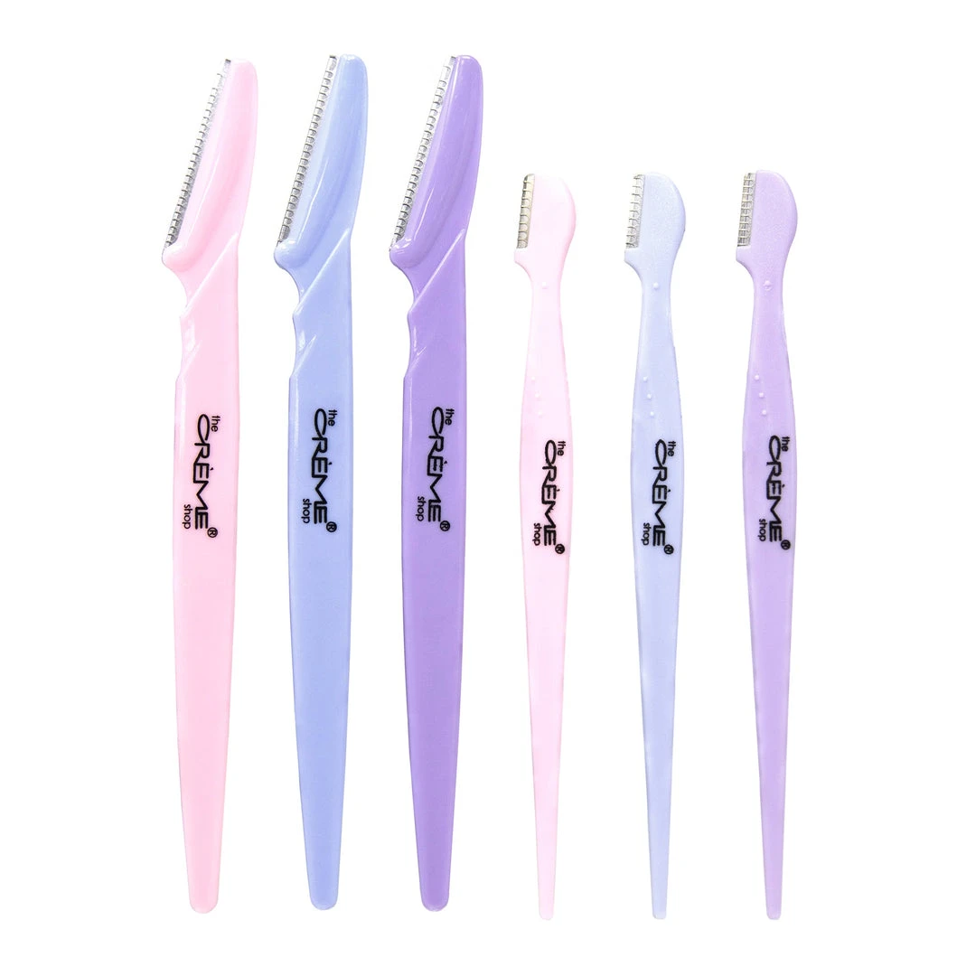 The Crème Shop Dermaplaning Facial Razors (Set Of 6) - Pastel Cutie The Crème Shop Dermaplaning Facial Razors (Set Of 6) - Pastel Cutie