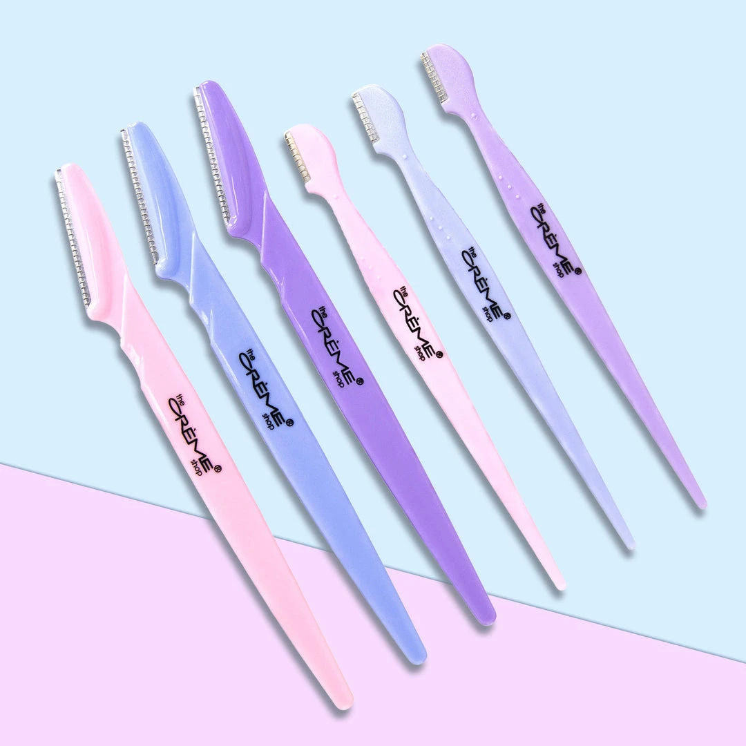 The Crème Shop Dermaplaning Facial Razors (Set Of 6) - Pastel Cutie The Crème Shop Dermaplaning Facial Razors (Set Of 6) - Pastel Cutie
