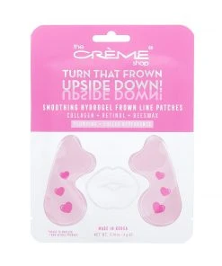 The Crème Shop New Arrivals “Turn That Frown Upside Down!” | Smoothing Hydrogel Frown Line Patches (Collagen + Retinol + Beeswax)