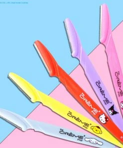 The Crème Shop X Sanrio Friends Over Fuzz! Perfect Arch Shaping Dermaplane Razors (Set Of 5)