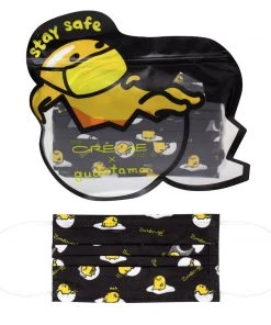 The Crème Shop X Sanrio New Arrivals 3-Ply Protective Face Mask - Gudetama (Disposable)