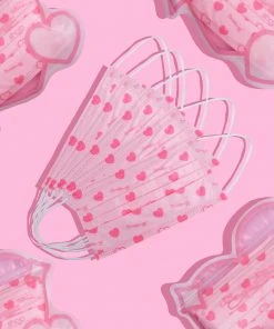 The Crème Shop 3-Ply Protective Face Mask - Heart's Content (Disposable) New Arrivals