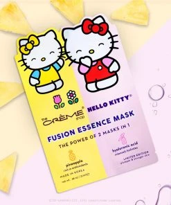 The Crème Shop X Sanrio Hello Kitty & Mimi Pineapple & Hyaluronic Acid Fusion Sheet Mask