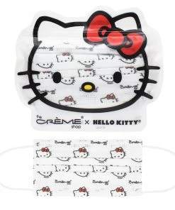The Crème Shop X Sanrio Hello Kitty 3-Ply Disposable Protective Face Mask | Classic White New Arrivals 10 The Crème Shop X Sanrio Hello Kitty 3-Ply Disposable Protective Face Mask | Classic White New Arrivals